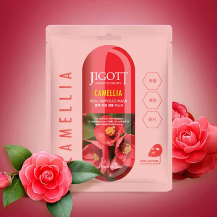 Jigott Camellia Real Ampoule Mask 27ml