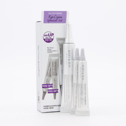 MARY & MAY  Tranexamic Acid + Glutathione Eye Special Set (30g+12g x2)