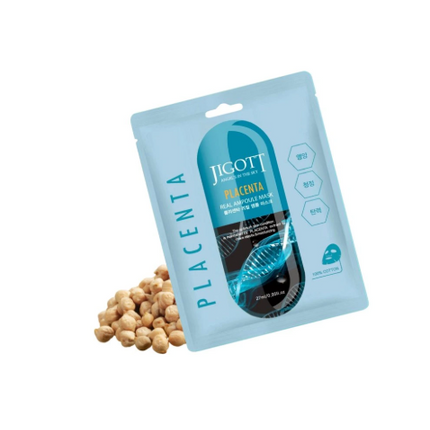 Jigott Placenta Real Ampoule Mask 27ml