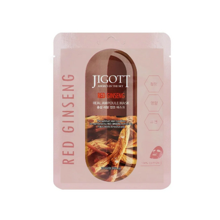 Jigott Red Ginseng Real Ampoule Mask 27ml