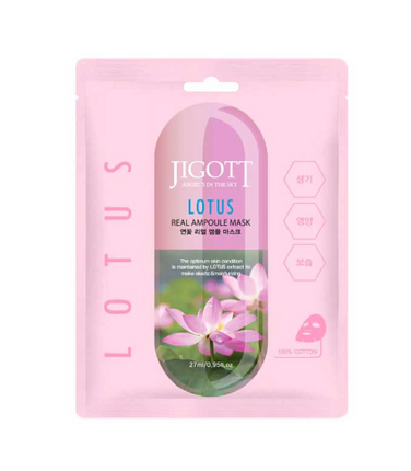 Jigott Lotus Real Ampoule Mask 27ml
