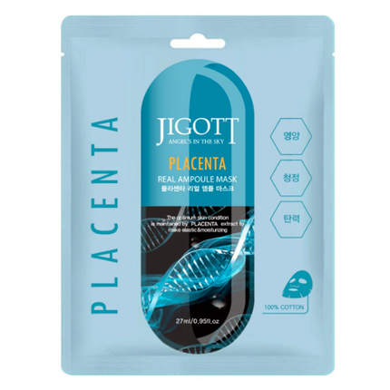 Jigott Placenta Real Ampoule Mask 27ml