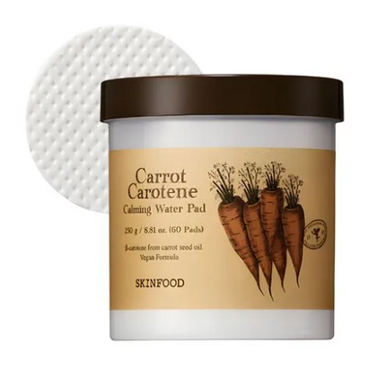 SKINFOOD Carrot Carotene Calming Water Pad 250g 60 pad