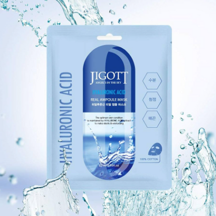 Jigott Hyaluronic Acid Real Ampoule Mask 27ml