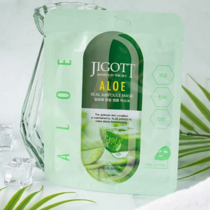Jigott Aloe Real Ampoule Mask 27ml