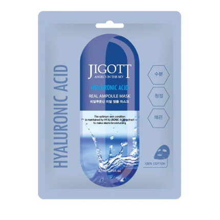 Jigott Hyaluronic Acid Real Ampoule Mask 27ml