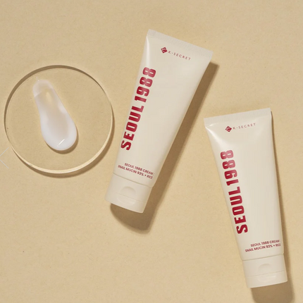 K-SECRET SEOUL 1988 Cream: Snail Mucin 93% + Rice 100ml