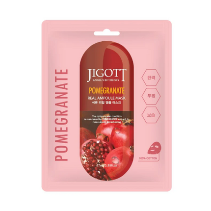 Jigott Pomegranate Real Ampoule Mask 27ml