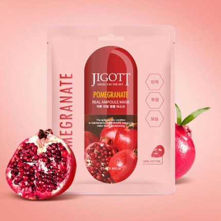 Jigott Pomegranate Real Ampoule Mask 27ml