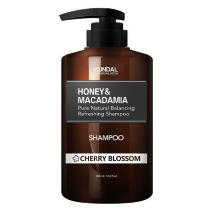 Kundal Honey & Macadamia Pure Natural Shampoo - Cherry Blossom 500ml