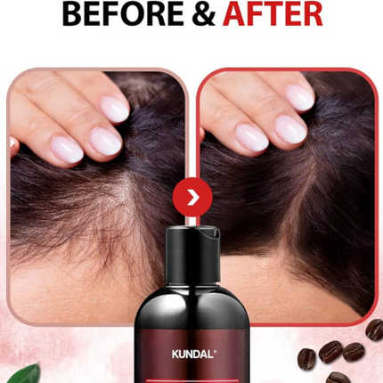 Kundal Caffeine Shampoo - White Musk 500ml