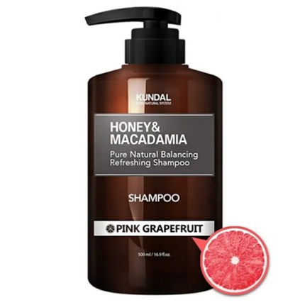 Kundal Honey & Macadamia Pure Natural Shampoo - Pink Grapefruit 500ml