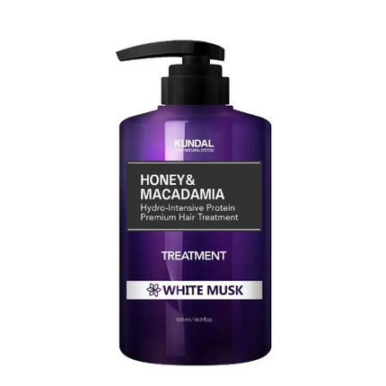 Kundal Honey & Macadamia Hair Treatment - White Musk 500ml