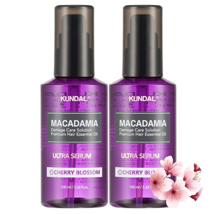 Kundal Macadamia Ultra Hair Serum  - Cherry Blossom 100ml