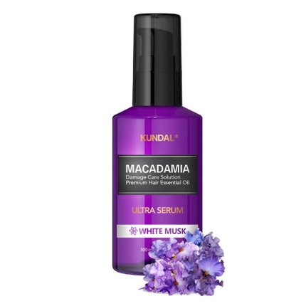 Kundal Macadamia Ultra Hair Serum - White Musk 100ml