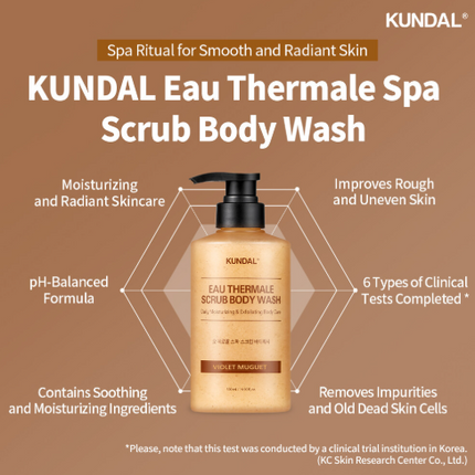 Kundal Scrub Body Wash - Violet Muguet 500ml