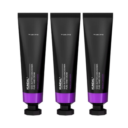 Kundal Shea Butter & Macadamie Pure Hand Cream - French Lavender 50ml