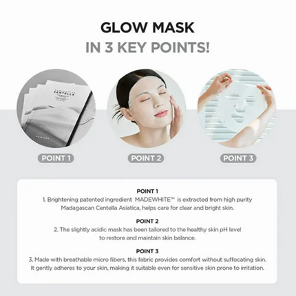 SKIN1004 Madagascar Centella Tone Brightening Glow Mask 25ml