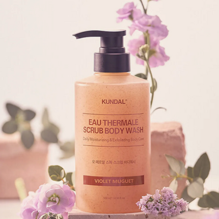 Kundal Scrub Body Wash - Violet Muguet 500ml