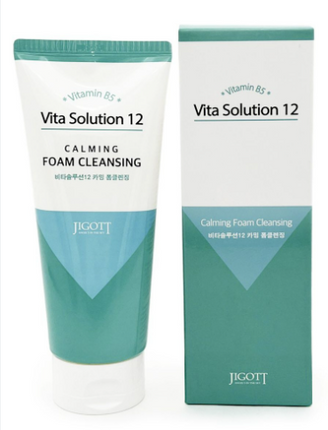 Jigott Vita Solution 12 Calming Foam Cleansing 180ml