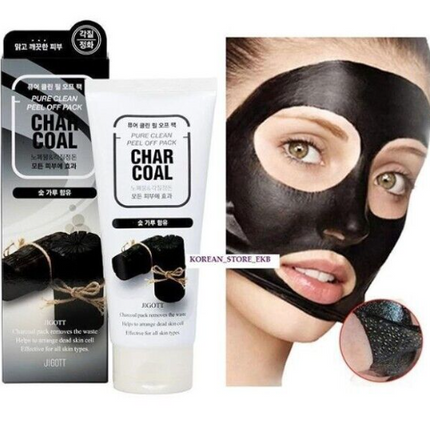Jigott Pure Clean Charcoal Peel Off Mask 180ml