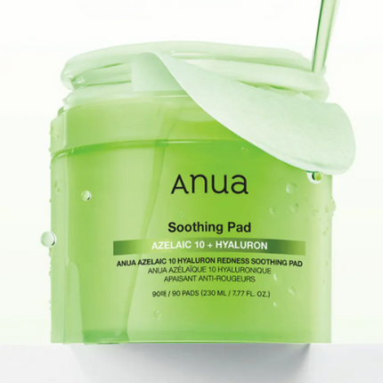 Anua Azelaic Acid 10 Hyaluron Redness Soothing Pad (90Pads) 230ml