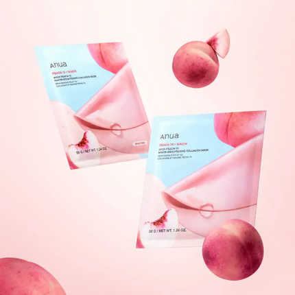 Anua Peach 70 Niacin Brightening Collagen Mask 38g