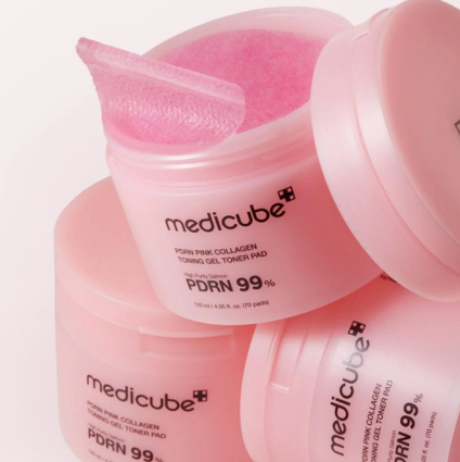 Medicube PDRN Pink Collagen Toning Gel Toner Pad 70τμχ
