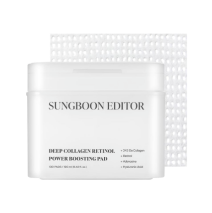 SUNGBOON EDITOR - Deep Collagen Retinol Power Boosting Pad 190ml 100τμχ