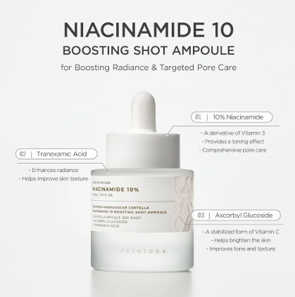 SKIN1004 Madagascar Centella Niacinamide 10 Boosting Shot Ampoule 30ml