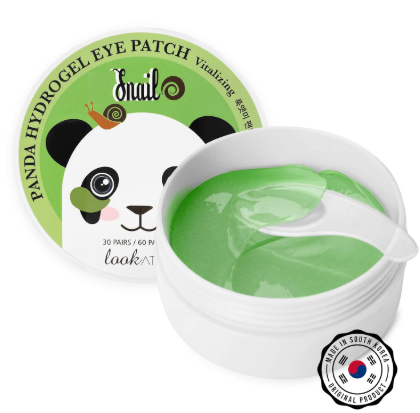 LOOK AT ME Panda Hydro Gel Eye & Smile Patches Avocado 30 ζεύγη