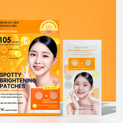 MEDIFORDEAR  Spotty Brightening Patches Vitamin C + Niacinamide 105τμχ