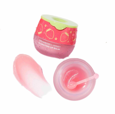 LOOK AT ME Strawberry+Honey Moisturizing Lip Balm 6g