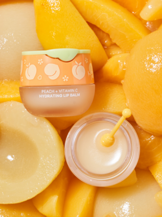 LOOK AT ME Peach + Vitamin C Hydrating Lip Balm 6g