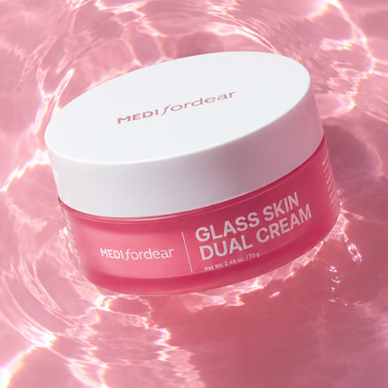 MEDIFORDEAR Glass Skin Dual Cream Hydrating Cream + Firming Cream 70g