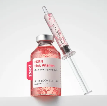 SUNGBOON EDITOR  Pink PDRN Glow Boosting Ampoule 40ml