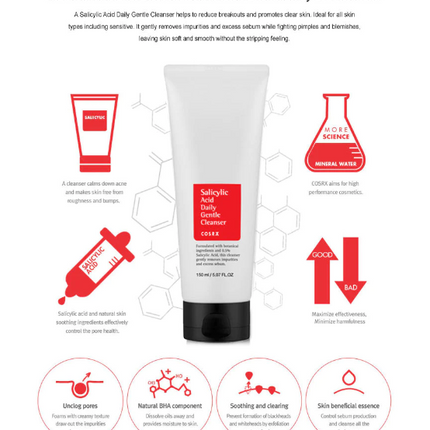 COSRX Salicylic Acid Daily Gentle Cleanser 150ml